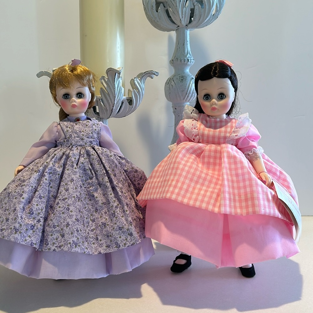 Madame Alexander 11.5 inches tall. Little Women series,  Beth and Meg set